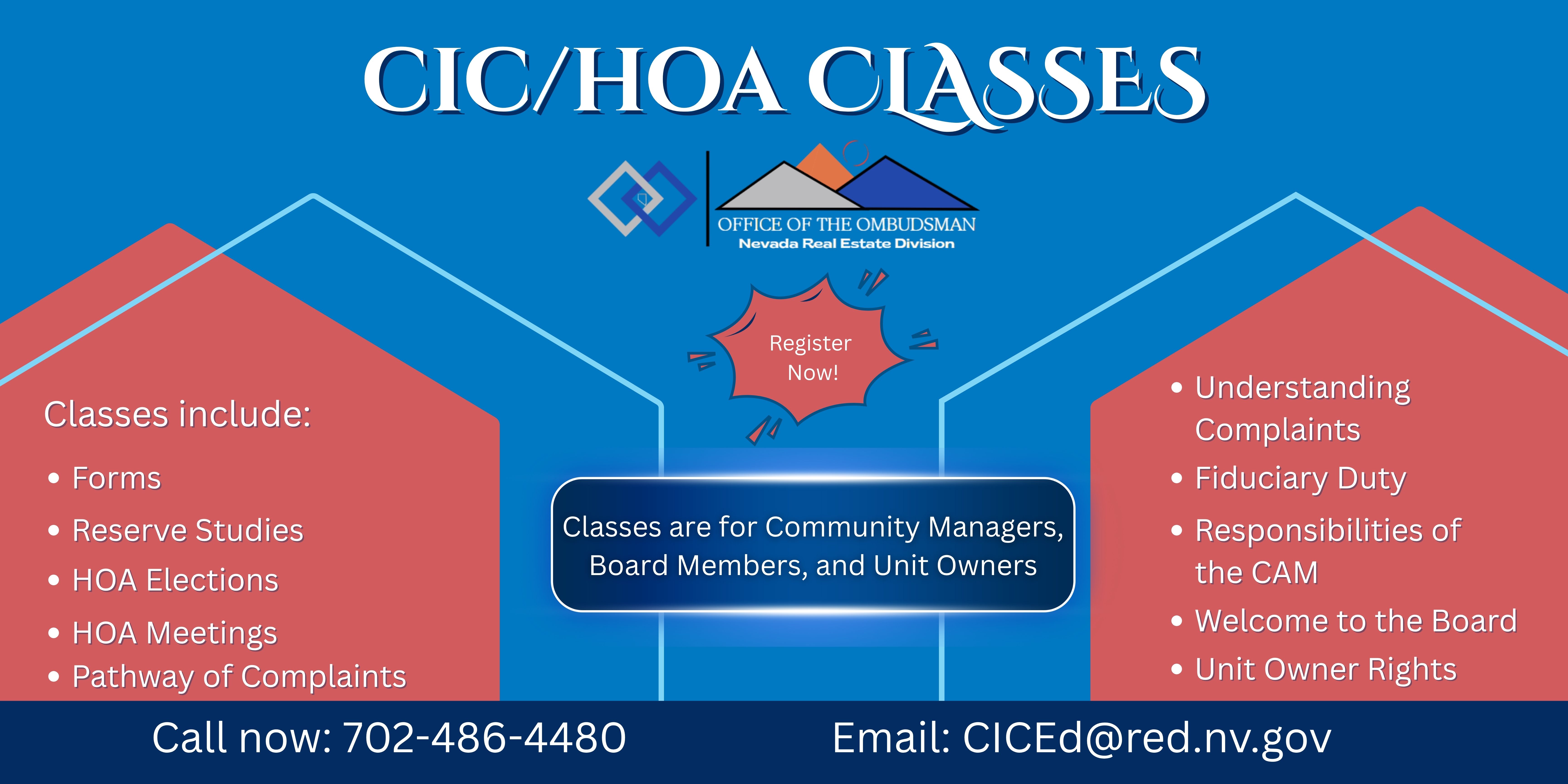 CICCH/HOA Classes