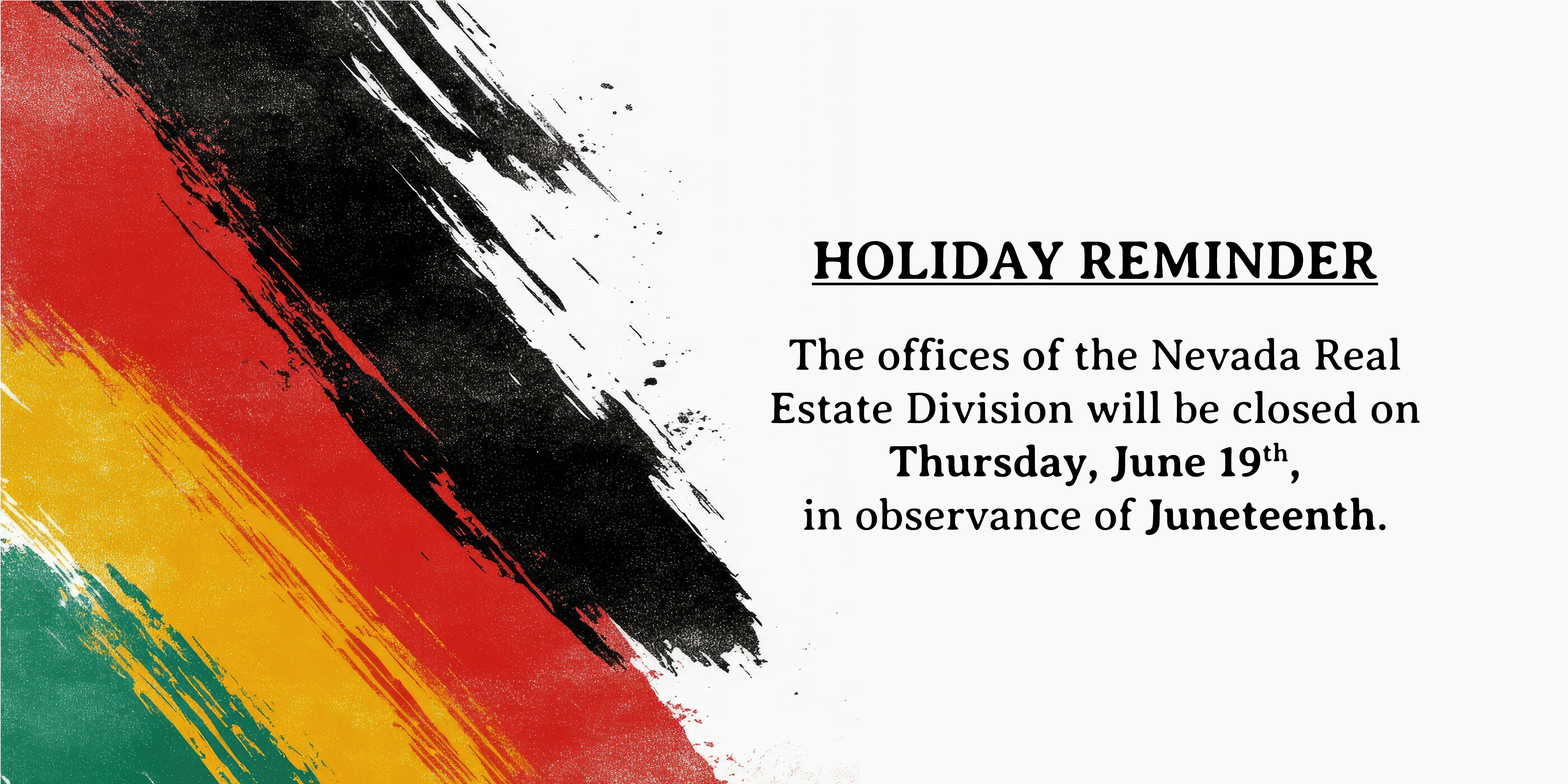 Juneteeth Office Closure