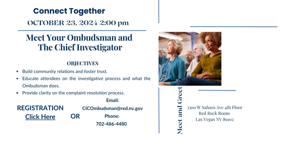 Meet Your Ombudsman and the Chief Investigator